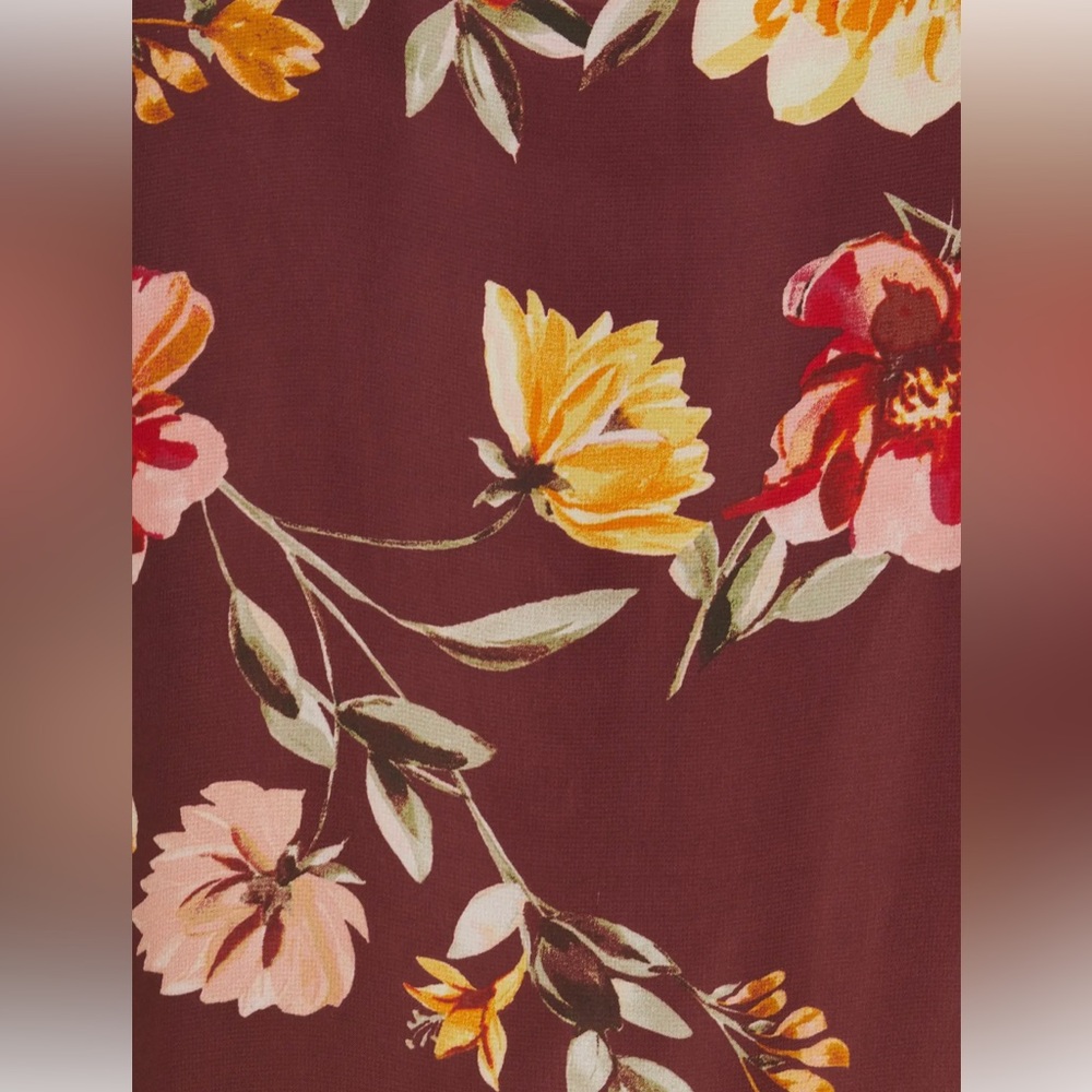 Julia Jordan Floral Print Pleated Long Sleeve A-Line Dress from Nordstrom - Picture 6 of 7